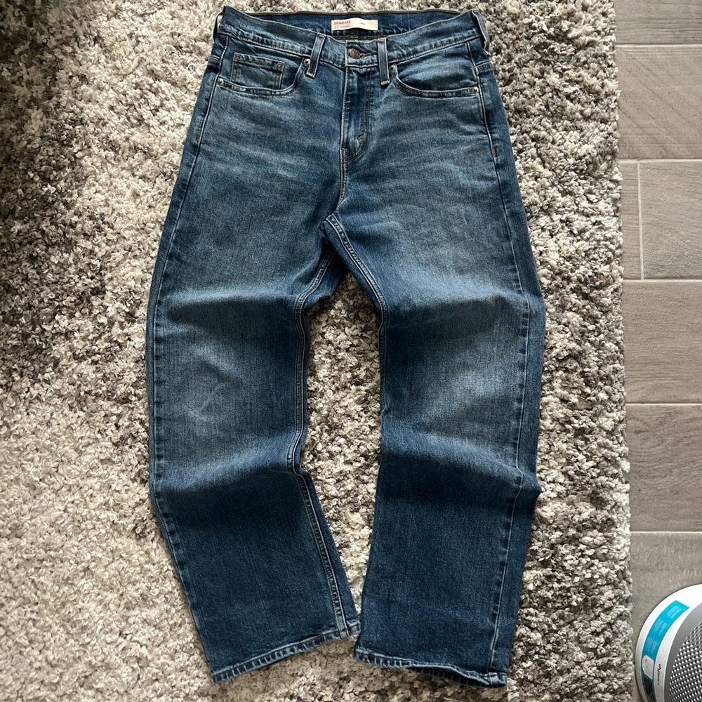 Levi's Blue Relaxed Fit Jeans with Classic Wash